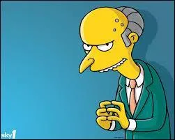 Quel est le nom complet de M. Burns ?