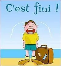 Enfin, quel jour marquera la fin de nos jours de détente, le 31 août 2014 ?