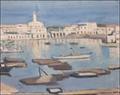 Qui a peint Le port d'Alger ?