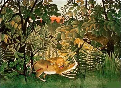 Qui a peint Le lion affamé ?