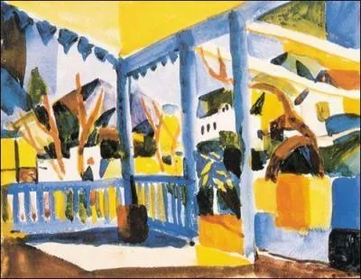 Qui a peint Terasse de Saint Germain à Tunis ?