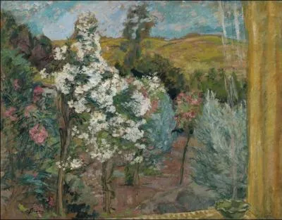 Qui a peint Le jardin vu de la fentre ?