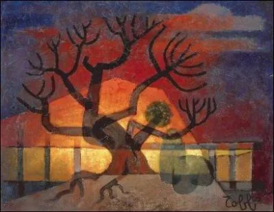 Qui a peint L'arbre sculier ?