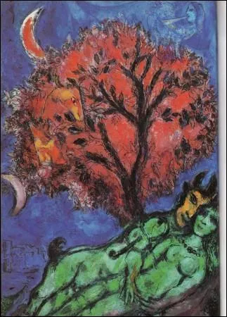 Qui a peint Les amoureux sous l'arbre rouge ?