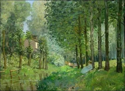 Qui a peint cette femme sous les arbres ?