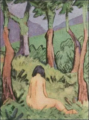 Qui a peint Nu assis sous les arbres ?
