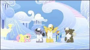 Comment deux des p�gases surnomment-ils Rainbow Dash ?