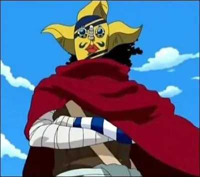 Comment Usopp/Pipo se fait-il appeler avec ce dguisement ?