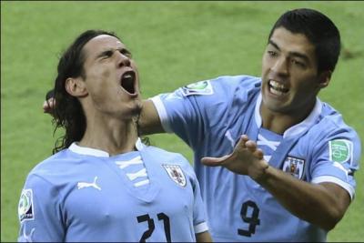 Comment se nomment ces deux stars de l'équipe de l'Uruguay ?