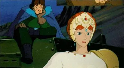 Qui sont ces deux personnages dont l'un a un certain sens moral mais ne veut utiliser que des armes pour arrêter des dangers et élimine n'importe quel obstacle se mettant sur son chemin et l'autre espérant que la jeune femme soit éliminée pour prendre le commandement à sa place ? De quel film d'animation viennent-ils ?