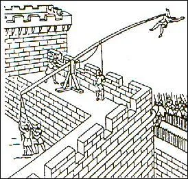 Instrument de musique, échelle, chariot et plate-forme nous donnent [...].