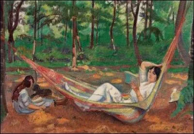 Femme au hamac.