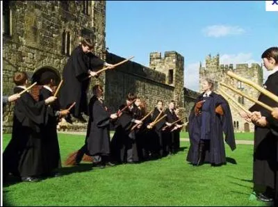 Attention ! Neville va faire un vol plan en balai ! Pour quelle activit s'entrane-t-il?