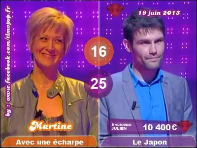 Le Défi ( dernière partie du jeu ) oppose le champion en place à son challenger sur :