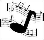 La musique s'écrit sur une portée qui comporte 5 lignes et 4 ...