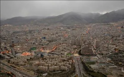 La capitale iranienne compte elle 8 200 000 habitants...