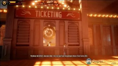 Au moment où Booker veut acheter des billets pour ce dirigeable, le joueur a le droit à deux choix. Le premier étant que Booker insiste pour les avoir, qu'en est-il du second ?