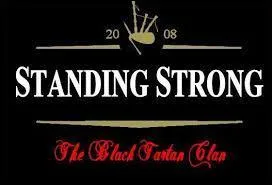 On pourrait penser que le groupe Black Tartan Clan est écossais et pourtant il représente la Belgique ! Puis-je vous demander ce qu'est le ''tartan'' en Écosse ? Après, vous pourrez écouter ''Standing Strong''.