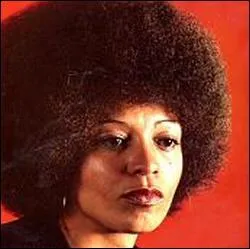 Il s'agit ici de la coupe dite "Afro" qui remonte à l'occupation du Kenya par l'Italie, en guise de résistance. Elle est portée ici par une militante résistante célèbre, américaine. Vous souvenez-vous de son nom ?