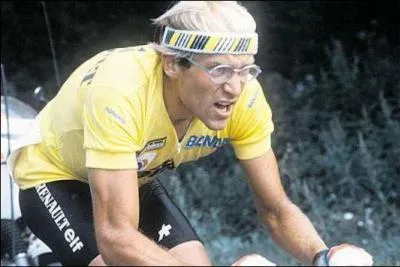Le regretté Laurent Fignon a gagné 2 tours mais en a perdu un avec le plus petit écart ( 8 sec ) sur la vainqueur Qui était ce vainqueur ?