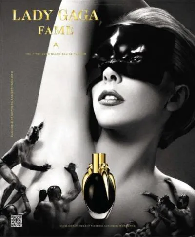 Quel photographe a créé la publicité pour le parfum "Fame" ?