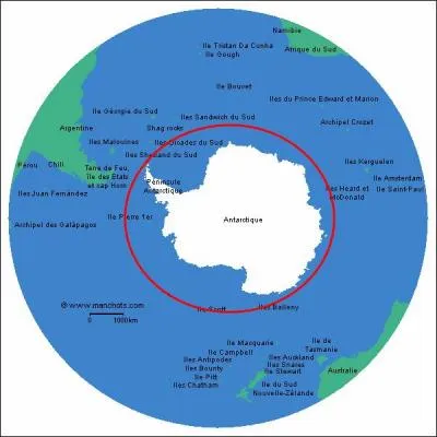 D'après vous, l'Antarctique se situe au nord ou au sud ?