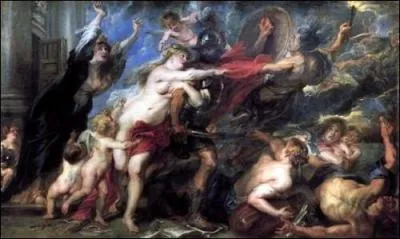 Voici un tableau du célèbre Rubens datant de 1637, quelle allégorie montre ce tableau ?