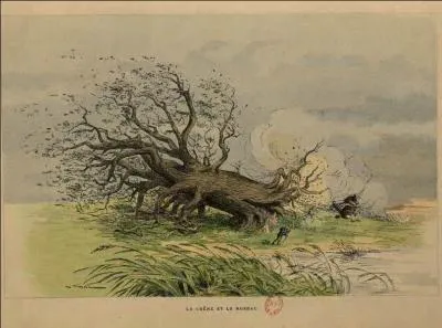 "La loi du plus fort n'est pas toujours la meilleure" pourrait être la morale de cette fable.