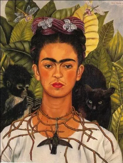 Il s'agit ici d'un autoportrait de l'artiste peintre Frida Kahlo, de quelle origine était-elle ?