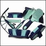 Quel est l'ordre du pansage ? 1 : bouchon / 2 : étrille / 3 : éponge / 4 : cure-pied / 5 : époussette / 6 : brosse douce.