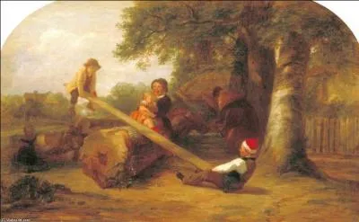 Qui a peint cette balançoire ?