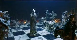 Dans la mission pour retrouver la pierre philosophale, qui s'est sacrifié pour perdre pendant la géante partie d'échecs ?