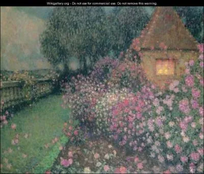 Qui a peint Le pavillon dans la roseraie ?