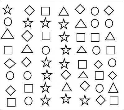 Ensuite, ils se retrouvent face à la méchante sorcière et ils élaborent un plan. Dans celui-ci, par quelle forme est représentée leur cible ?