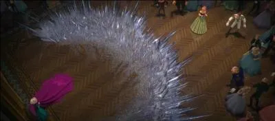 Après lui avoir demandé sa bénédiction pour la mariage, Anna arrache un gant à sa sur. Mais quel gant est-ce au juste ?