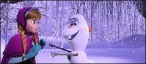 À quoi Olaf compare-t-il son nez avant qu'Anna ne lui agrandisse ?