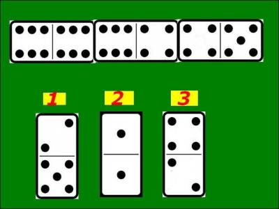 Quel domino devez-vous prendre pour réaliser une suite logique ?