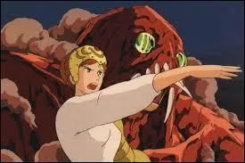 Que devient le guerrier géant une fois les quelques Omus détruits ?