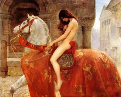 Selon la légende anglo-saxonne, pourquoi Lady Godiva (XI e siècle) a-t-elle traversé à cheval et entièrement nue la ville de Coventry en Angleterre ?