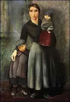 Qui a peint La mère et ses enfants ?