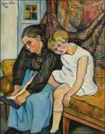 Qui a peint Grand-mère chaussant sa fillette ?