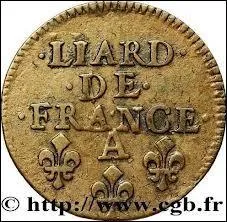 Pouvez-vous me dire ce qu'était un liard ?