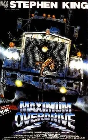 Toujours dans "Maximum overdrive", par quel engin de chantier se fait écraser l'enfant sur le terrain de baseball ?