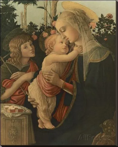 Qui a peint La vierge avec l'enfant et Saint-Jean ?