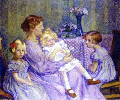 Qui a peint Madame van de Velde et ses enfants?