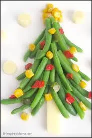 Pour Noël, ou pour un amateur de forêt, voici un très joli sapin composé de quel légume délicieux ?
