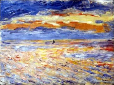 Qui a peint Coucher de soleil sur la mer ?