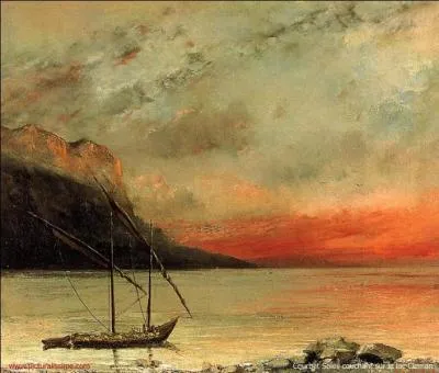 Qui a peint Soleil couchant sur le Lac Léman ?