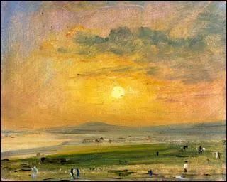 Qui a peint La baie de Shoreham au soleil couchant ?