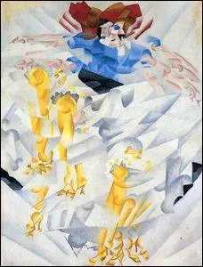 Qui a peint "Dynamisme d'une danseuse" ?